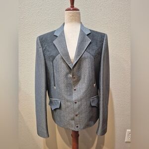 H Bar C Wester Elegant Two-Tone Men's Jacket